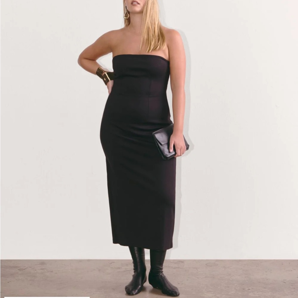 Everlane - Dream Strapless Dress (size: L) *never worn*